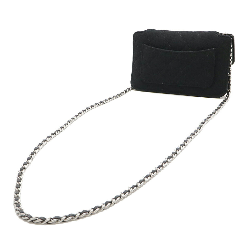 Chanel Matelassé 2way Bag Cotton Jersey Nylon Leather Tote Bag
