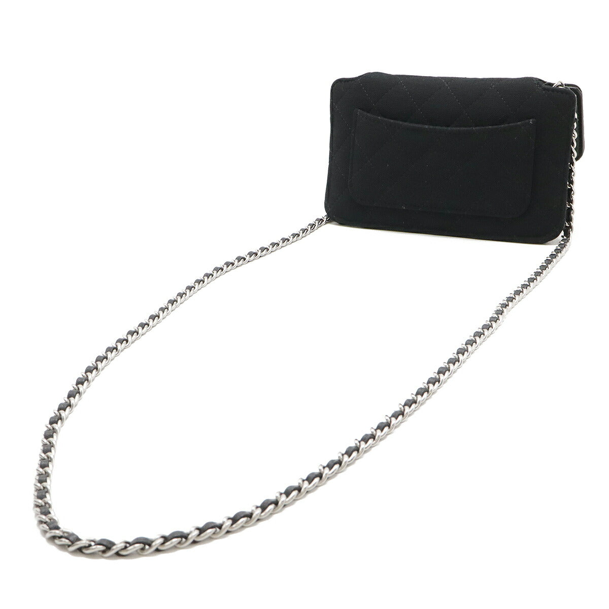 Chanel Matelassé 2way Bag Cotton Jersey Nylon Leather Tote Bag