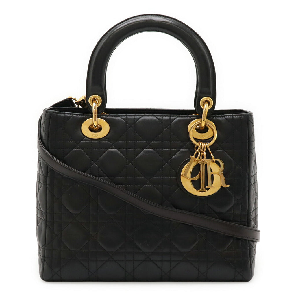 Christian Dior Lady Dior Cannage Lambskin 2way Bag