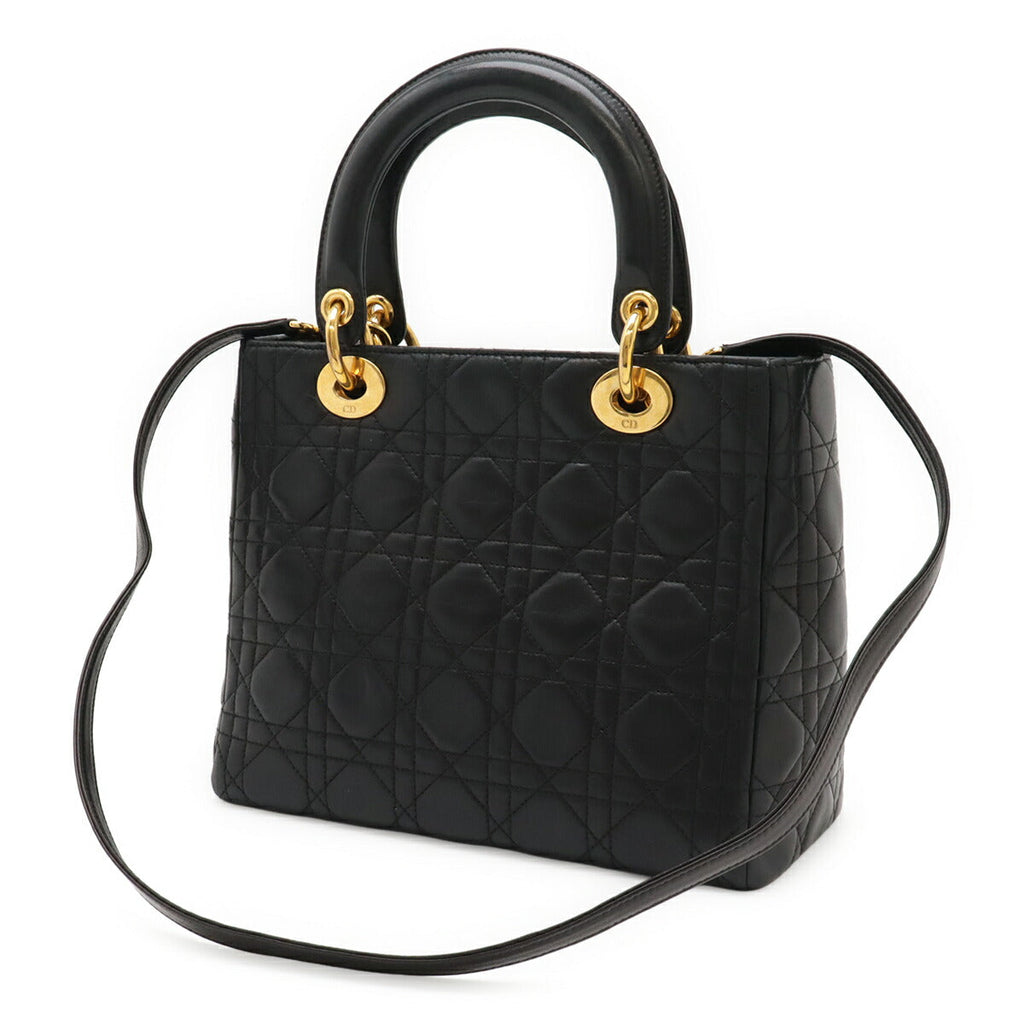 Christian Dior Lady Dior Cannage Lambskin 2way Bag