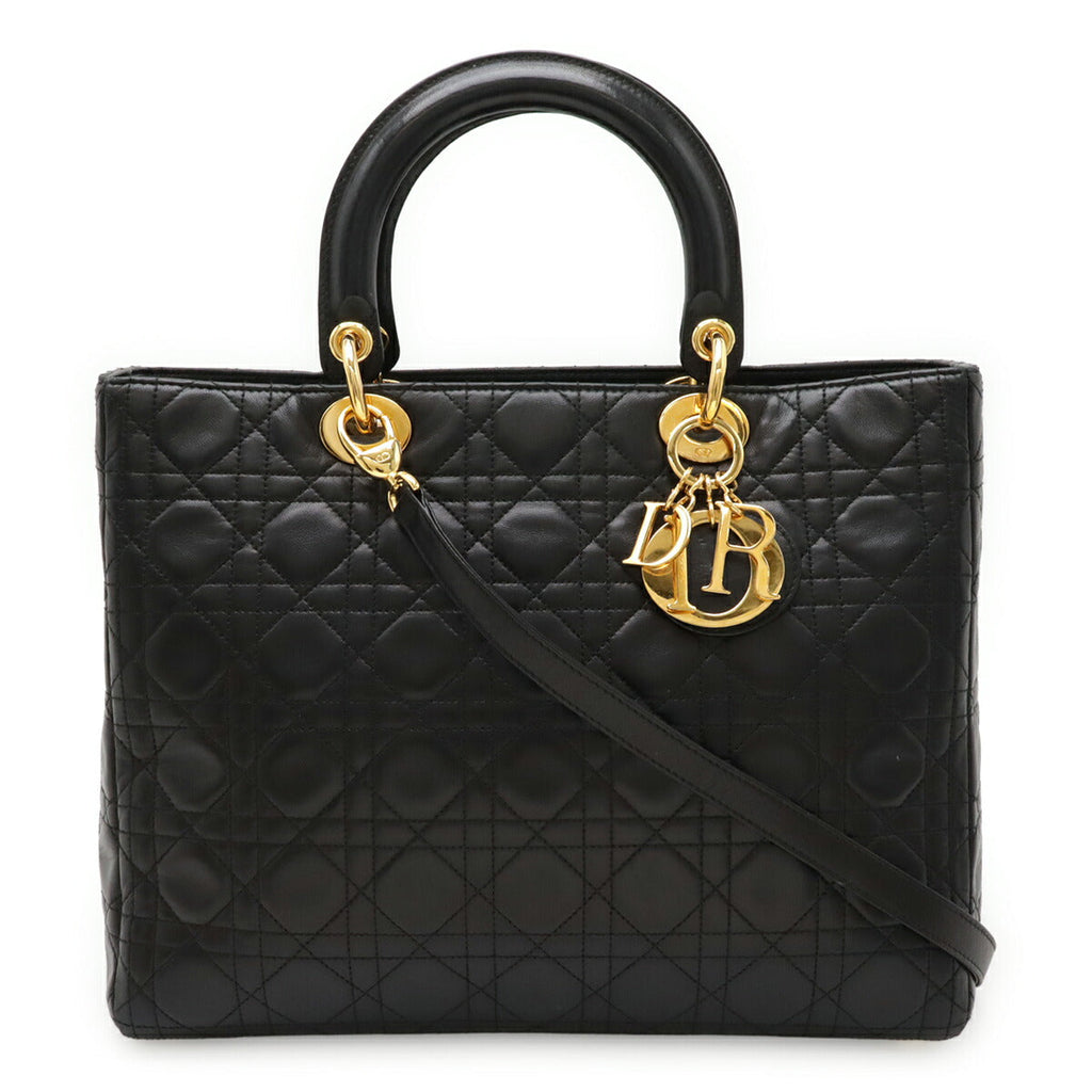Christian Dior Lady Dior Lambskin 2way Bag