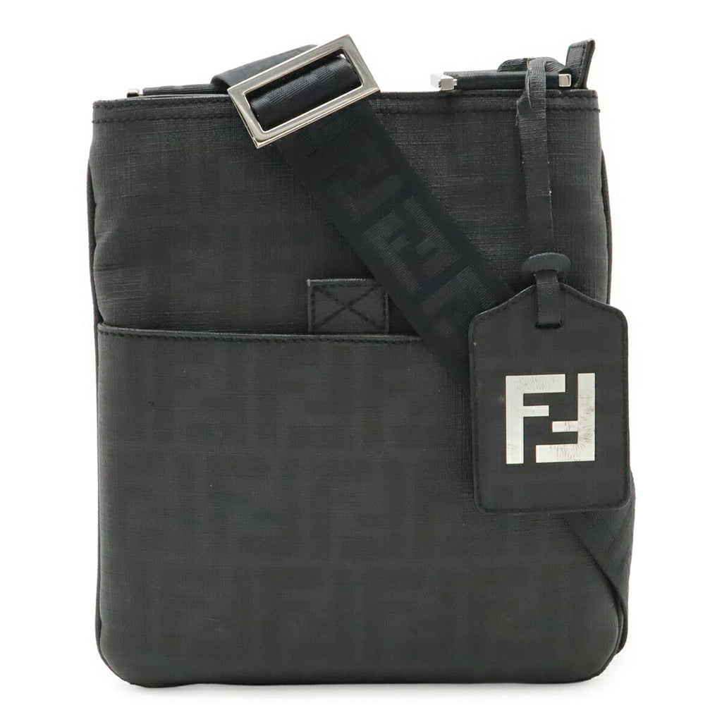 Fendi Zucca Coated Canvas Shoulder Bag