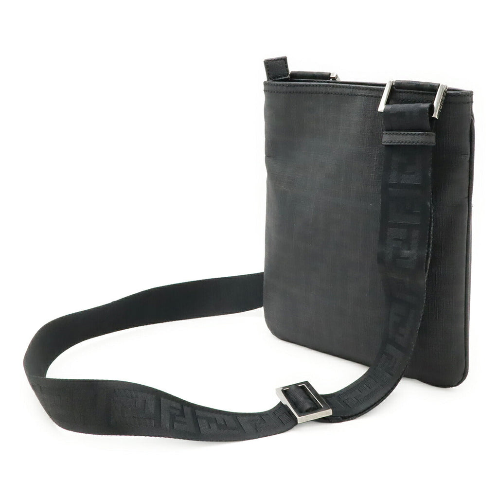Fendi Zucca Coated Canvas Shoulder Bag