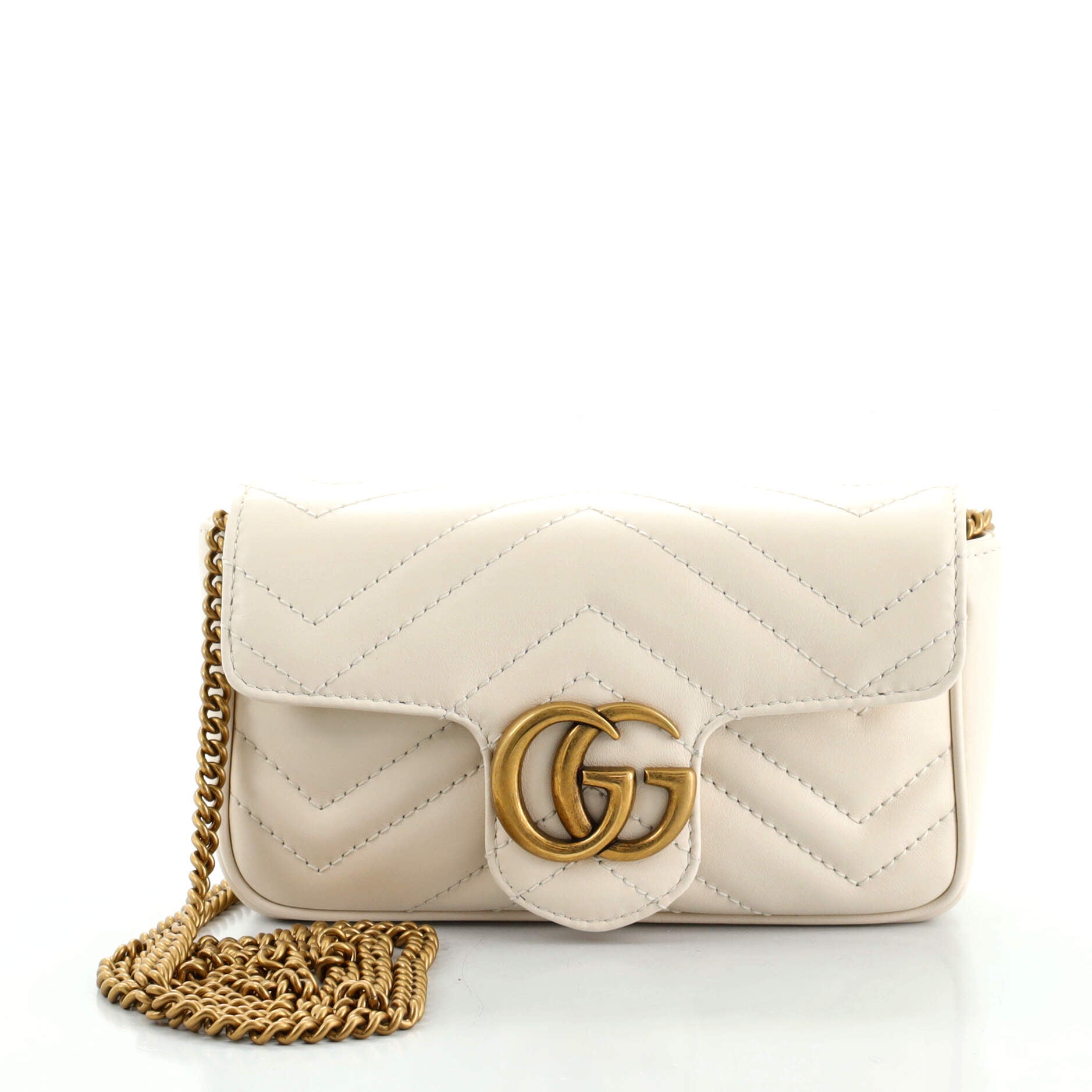 GG Marmont Flap Bag Matelasse Leather Super Mini