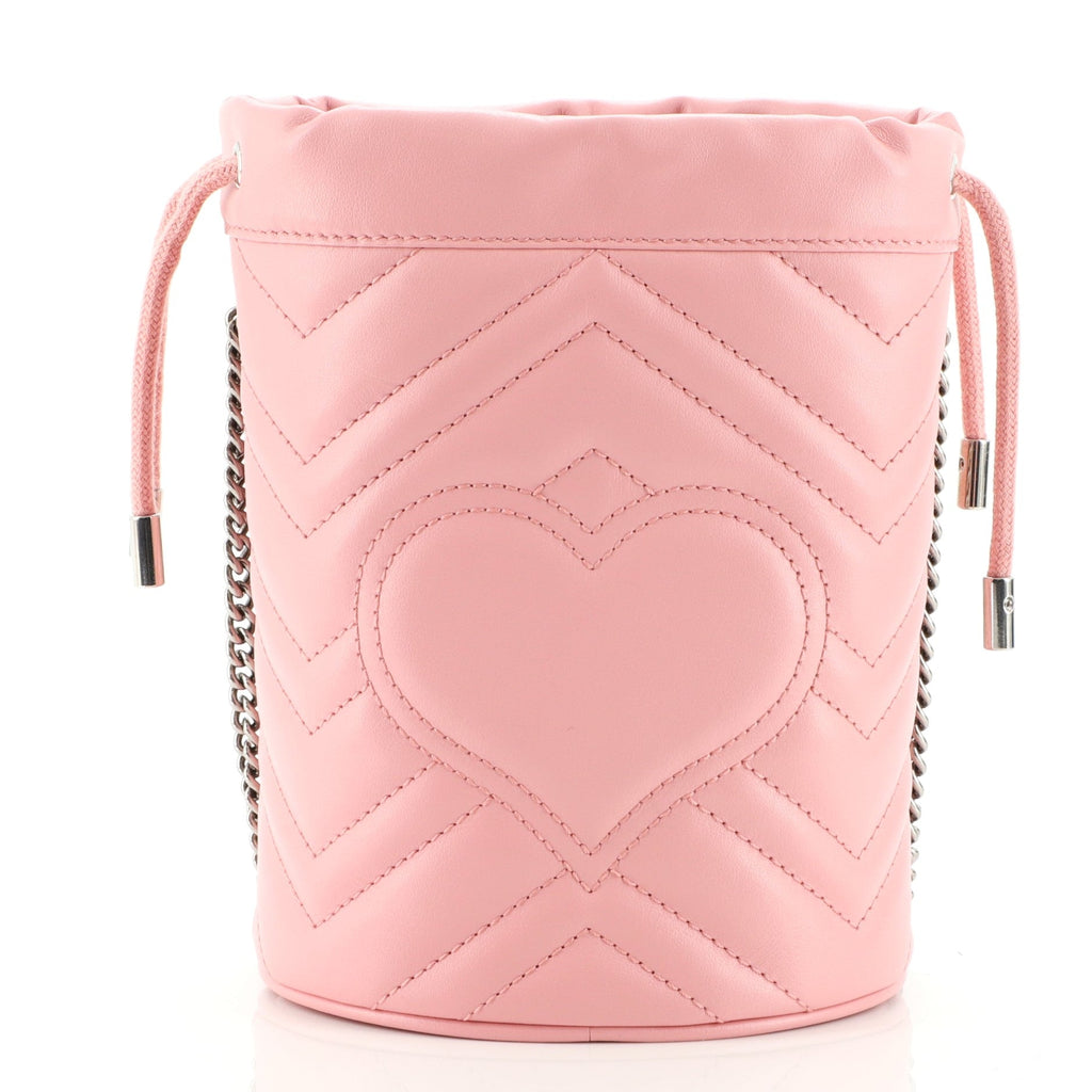 GG Marmont Bucket Bag Matelasse Leather Mini