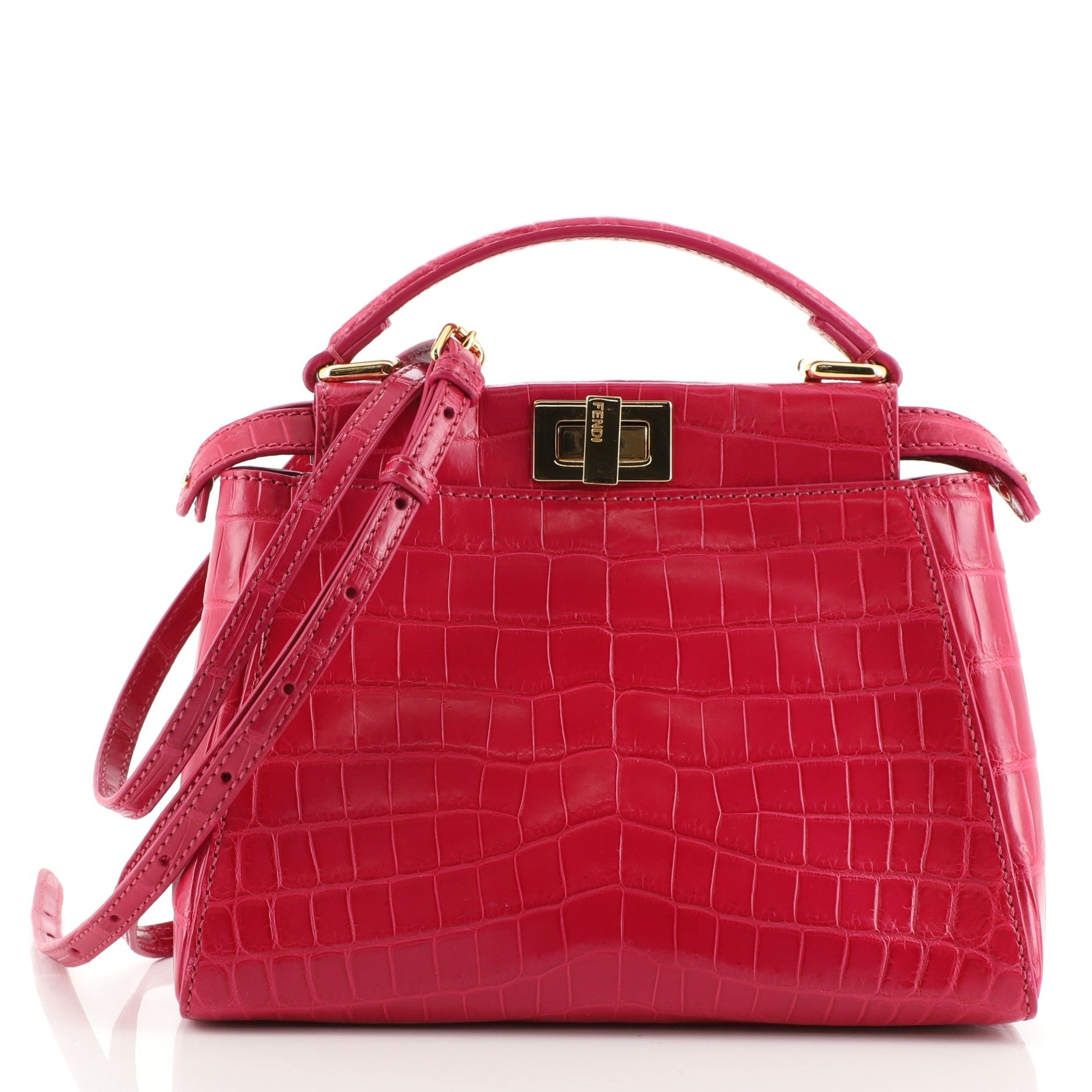 Peekaboo Bag Crocodile Mini