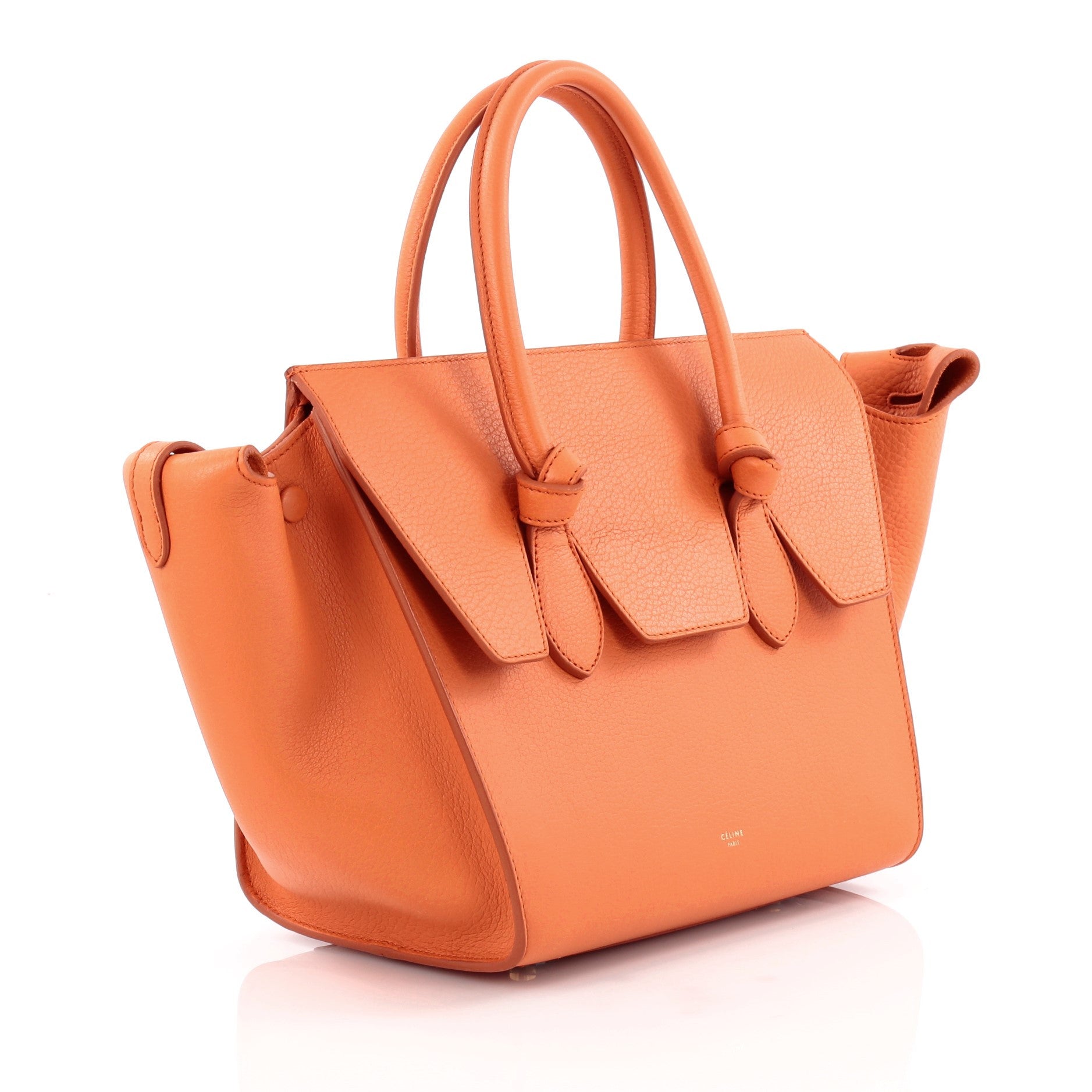 Tie Knot Tote Grainy Leather Mini