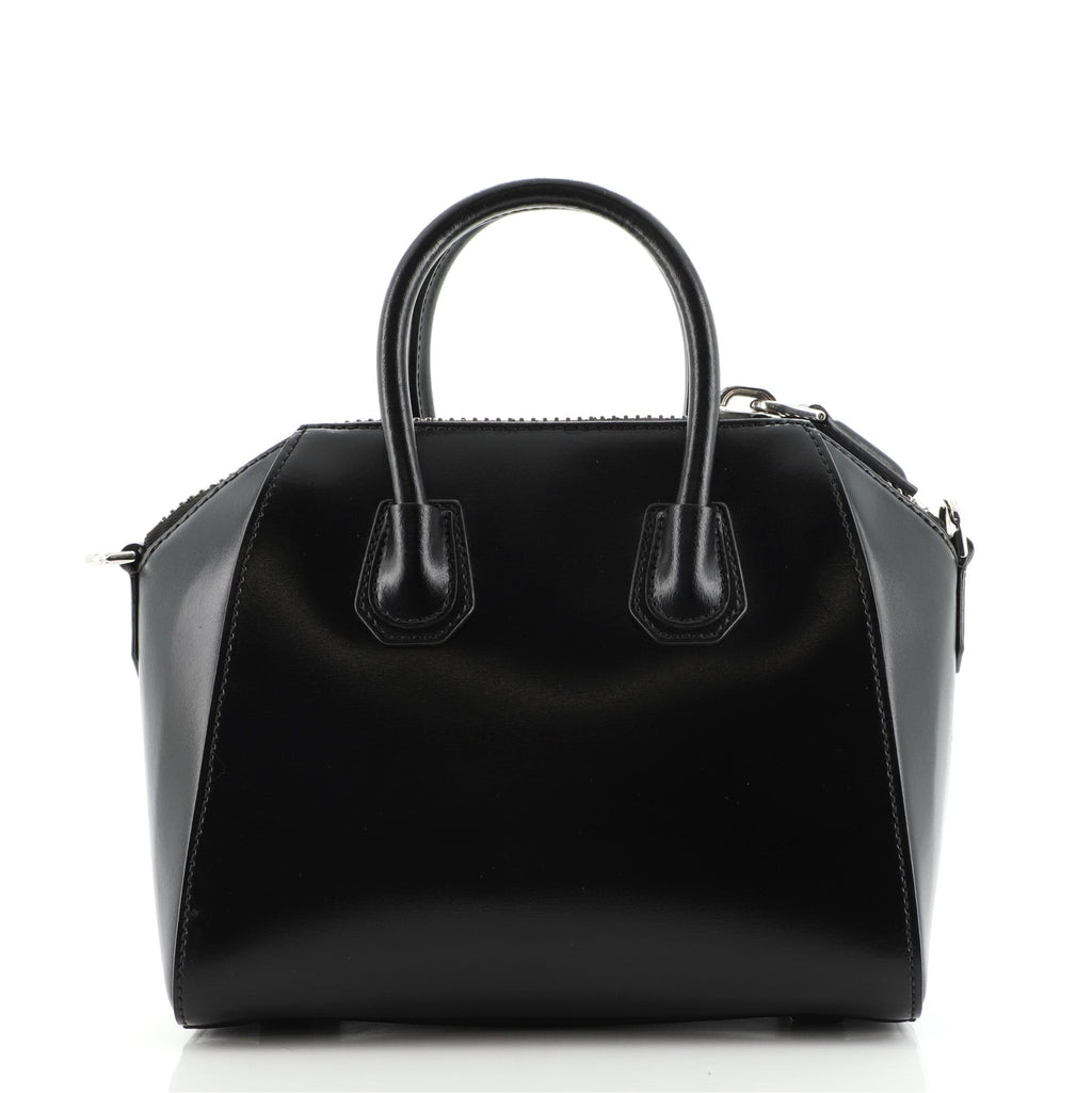Antigona Bag Glazed Leather Mini