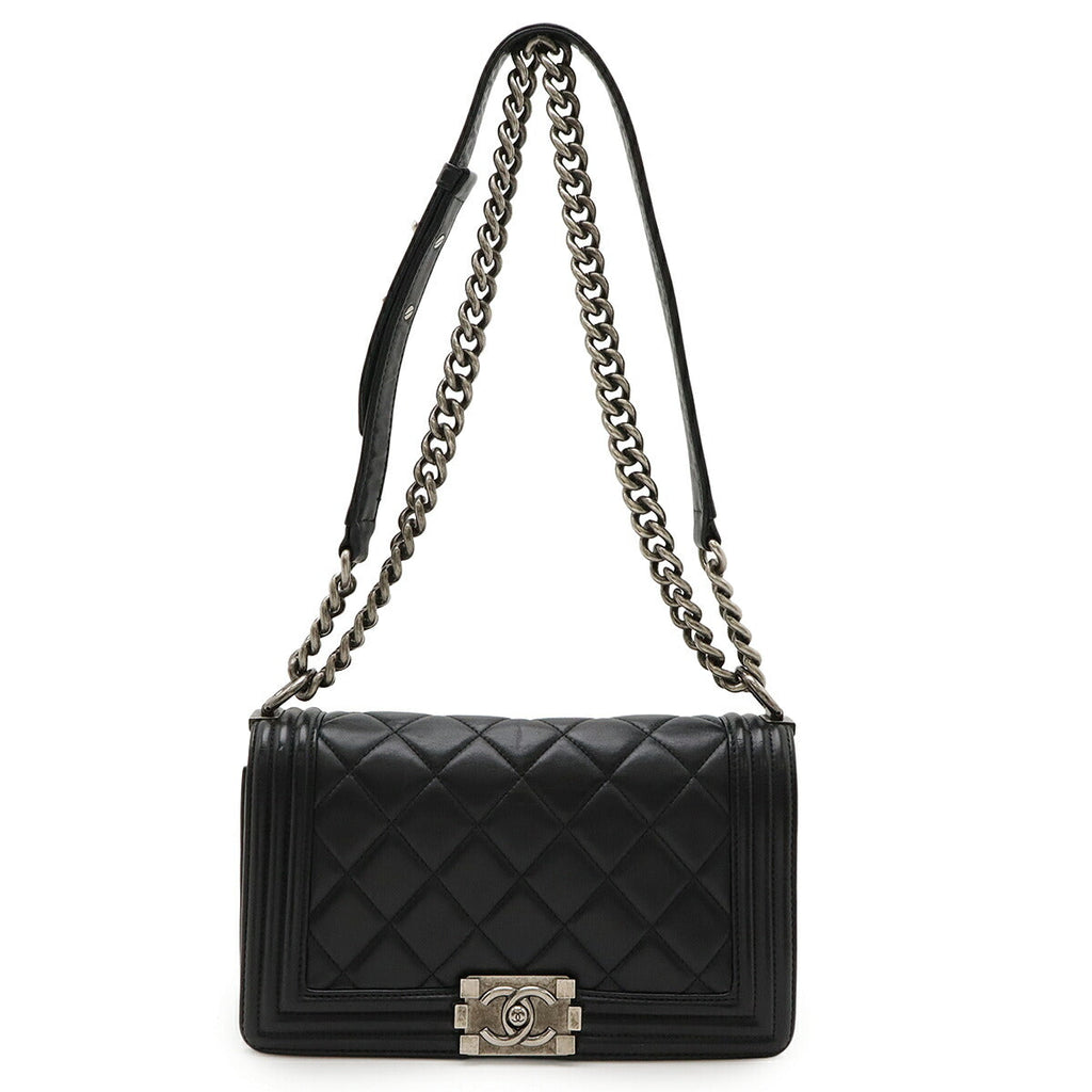 Chanel Boy Chanel Matelasse Calfskin Shoulder Bag