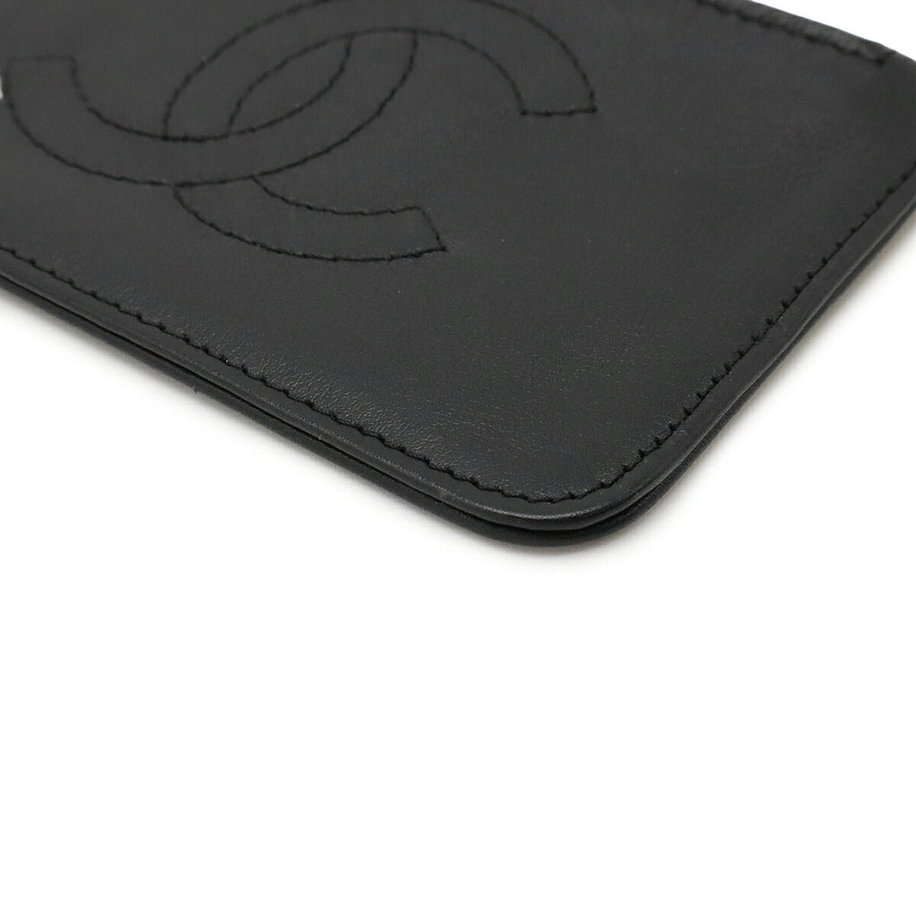 Chanel Coco Mark Leather Coin Purse