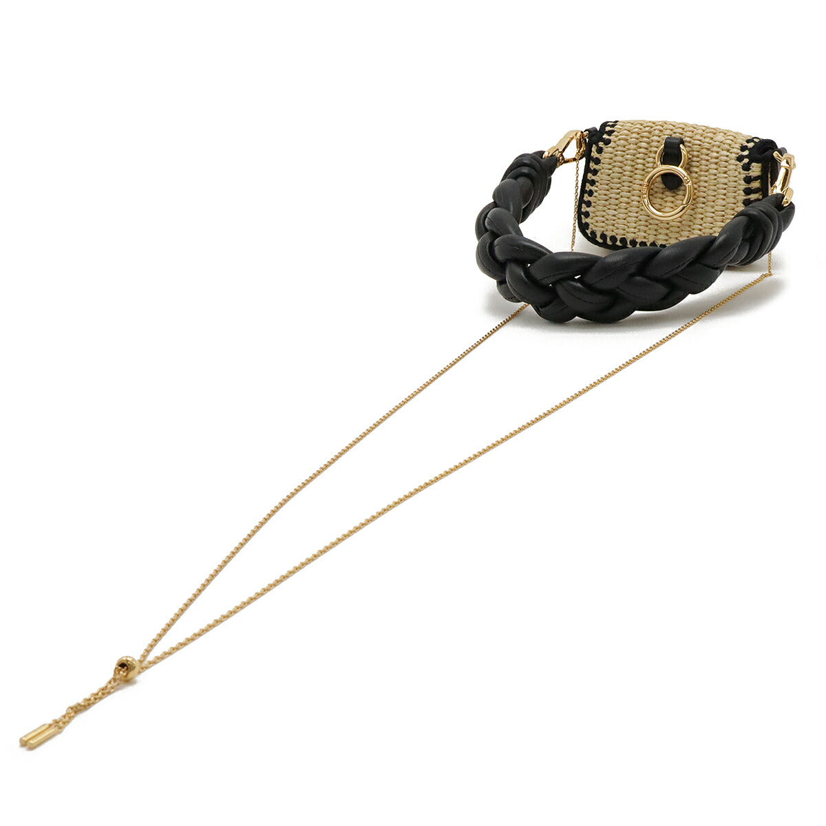 Fendi Nano Baguette Raffia 2way Mini Bag