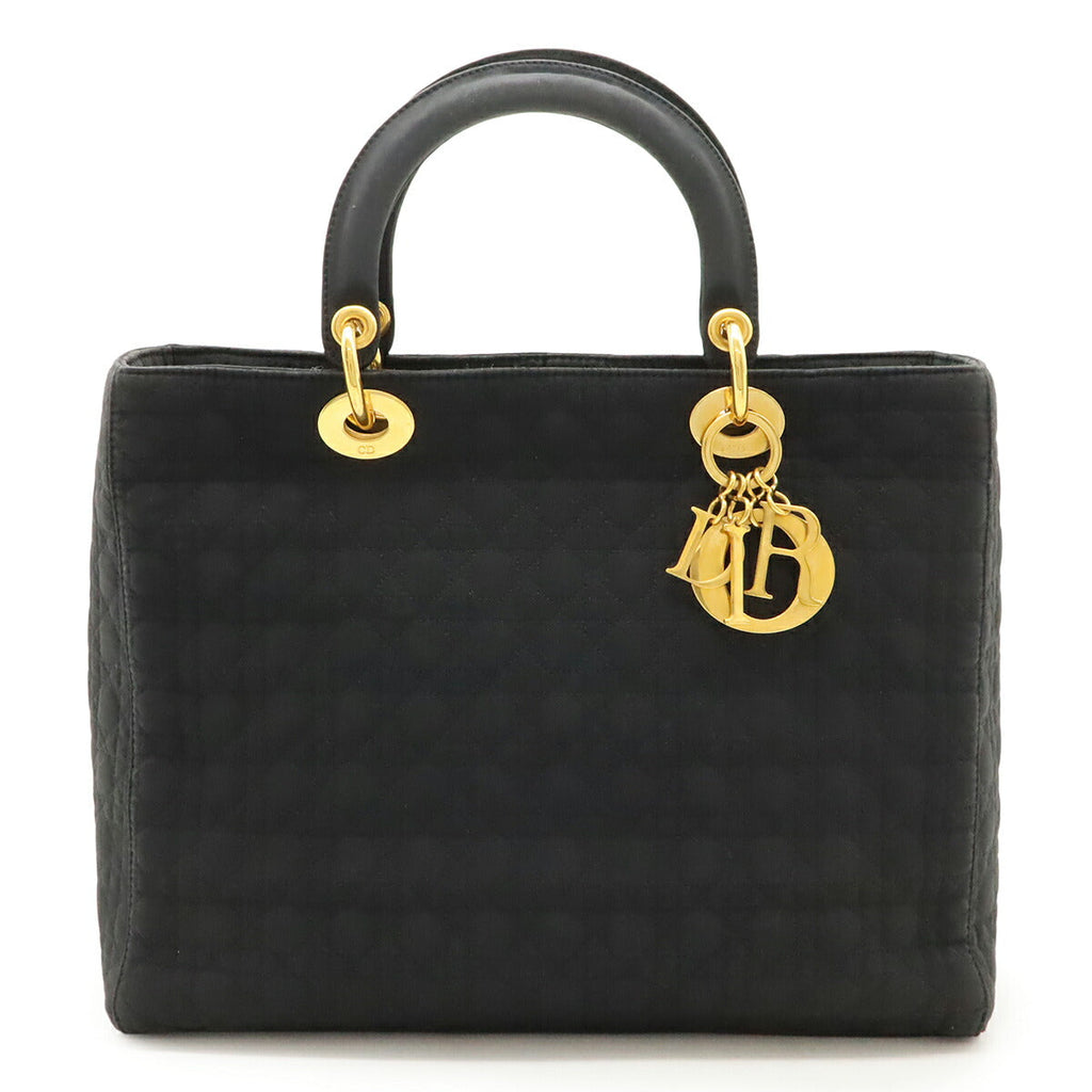 Christian Dior Lady Dior Nylon Handbag