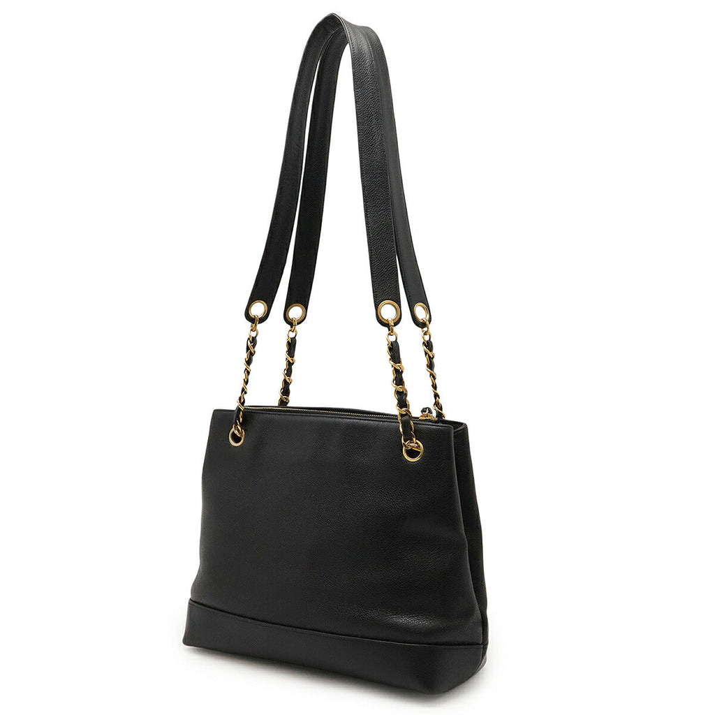 Chanel Coco Mark Caviar Leather 2way Tote Bag