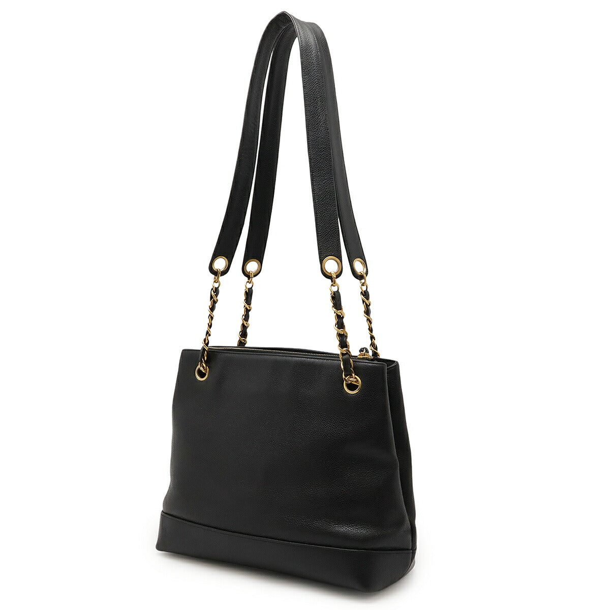 Chanel Coco Mark Caviar Leather 2way Tote Bag
