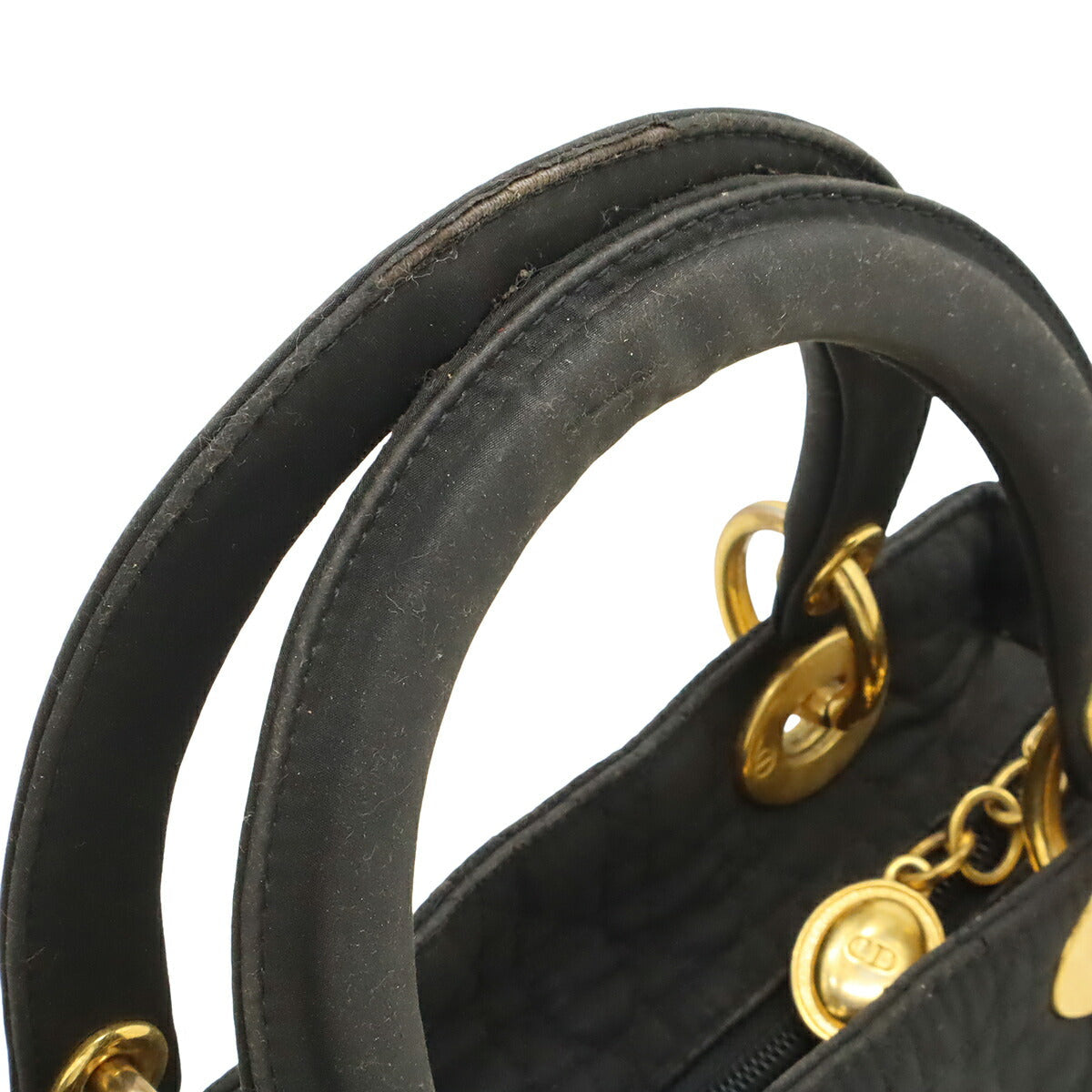 Christian Dior Lady Dior Cannage Nylon Handbag