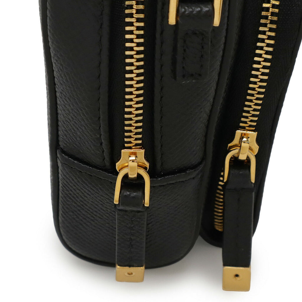 Christian Dior Caro Leather Shoulder Bag
