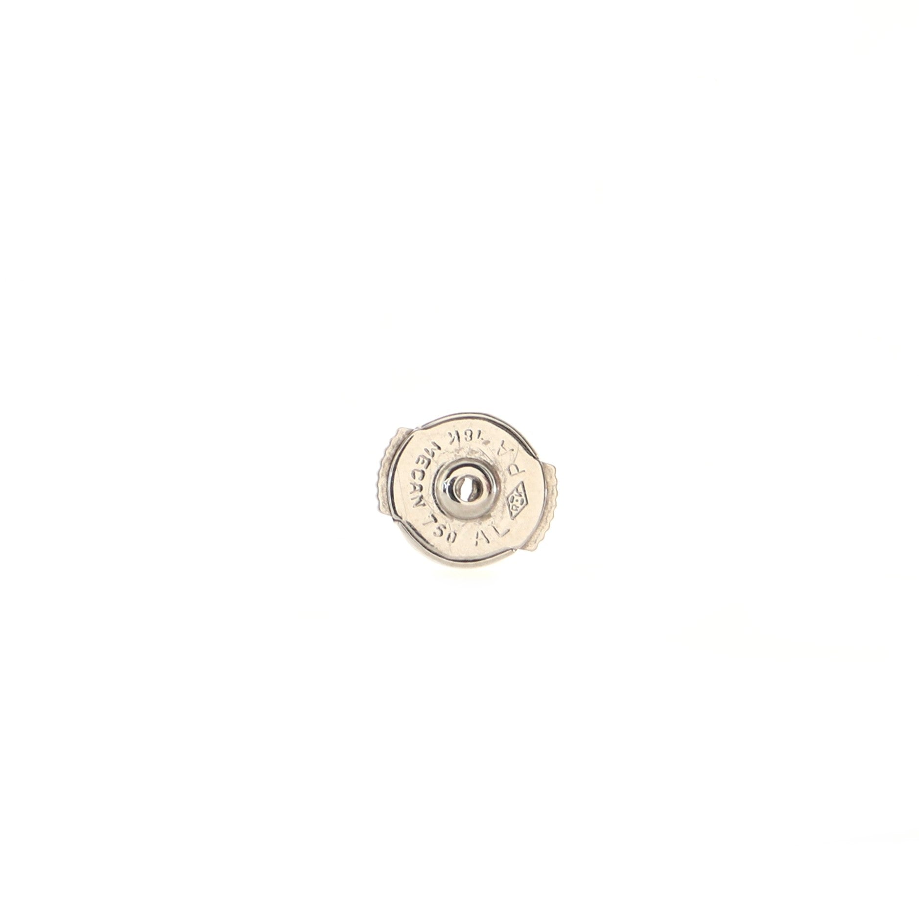 Happy Hearts 3 Diamonds Earrings 18K White Gold and Diamonds