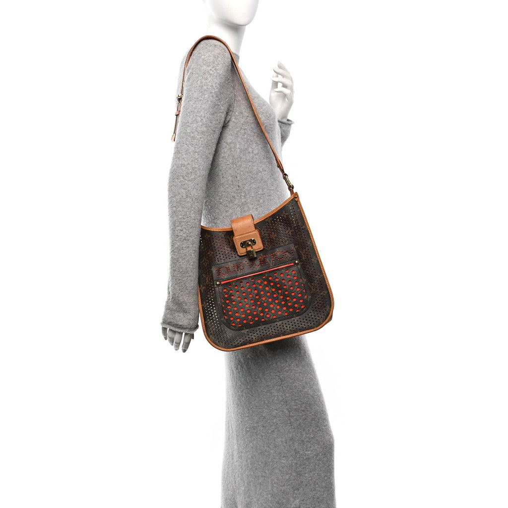 Monogram Perforated Musette Orange