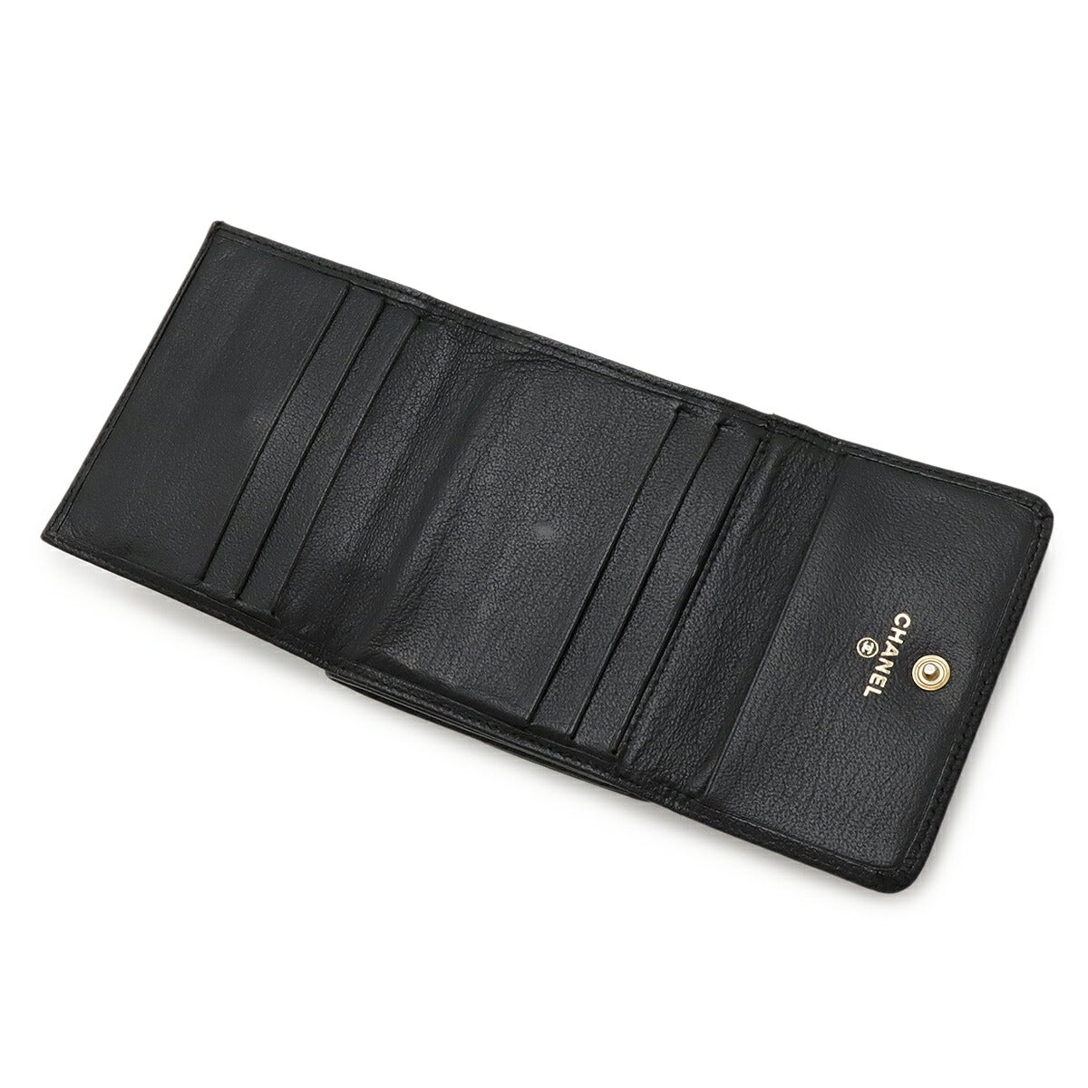 Chanel Trifold Wallet Leather Wallet