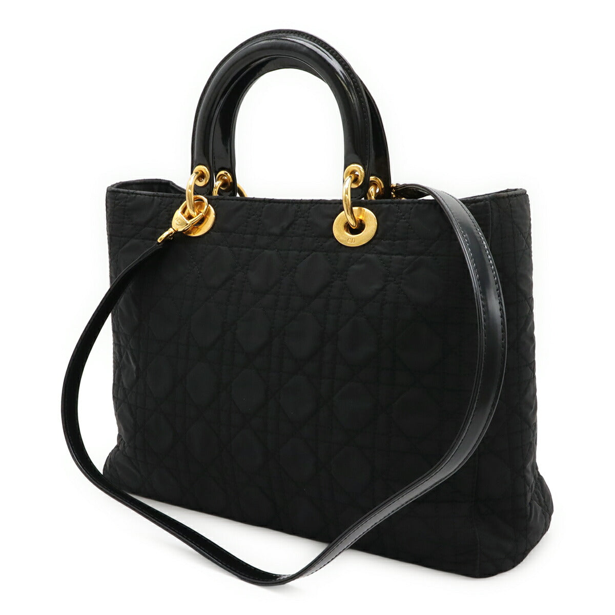 Christian Dior Lady Dior Nylon 2way Bag