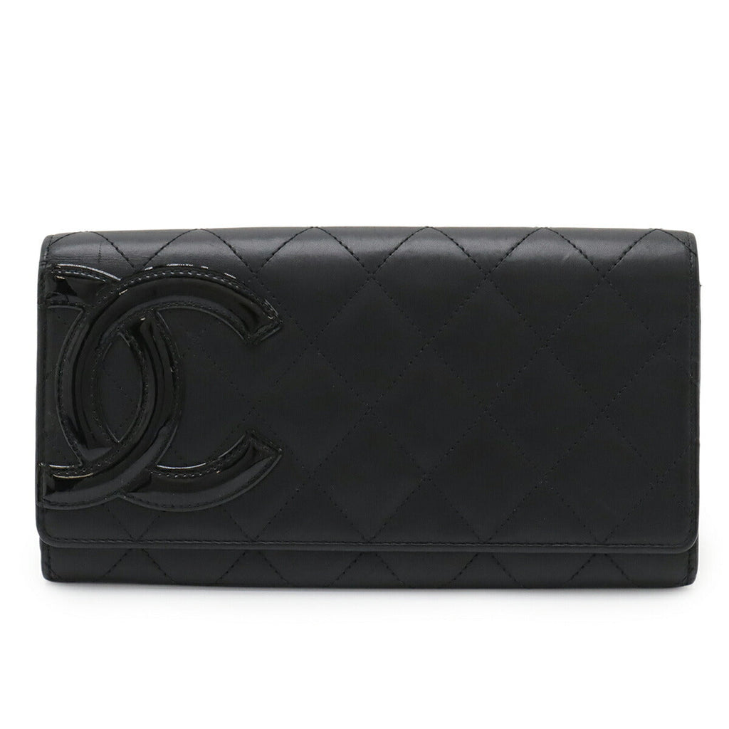 Chanel Cambon Line Soft Calf Long Wallet