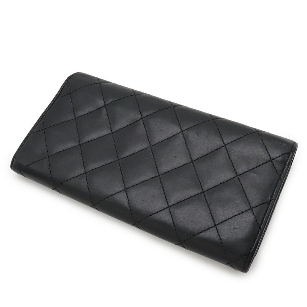 Chanel Cambon Line Soft Calf Long Wallet