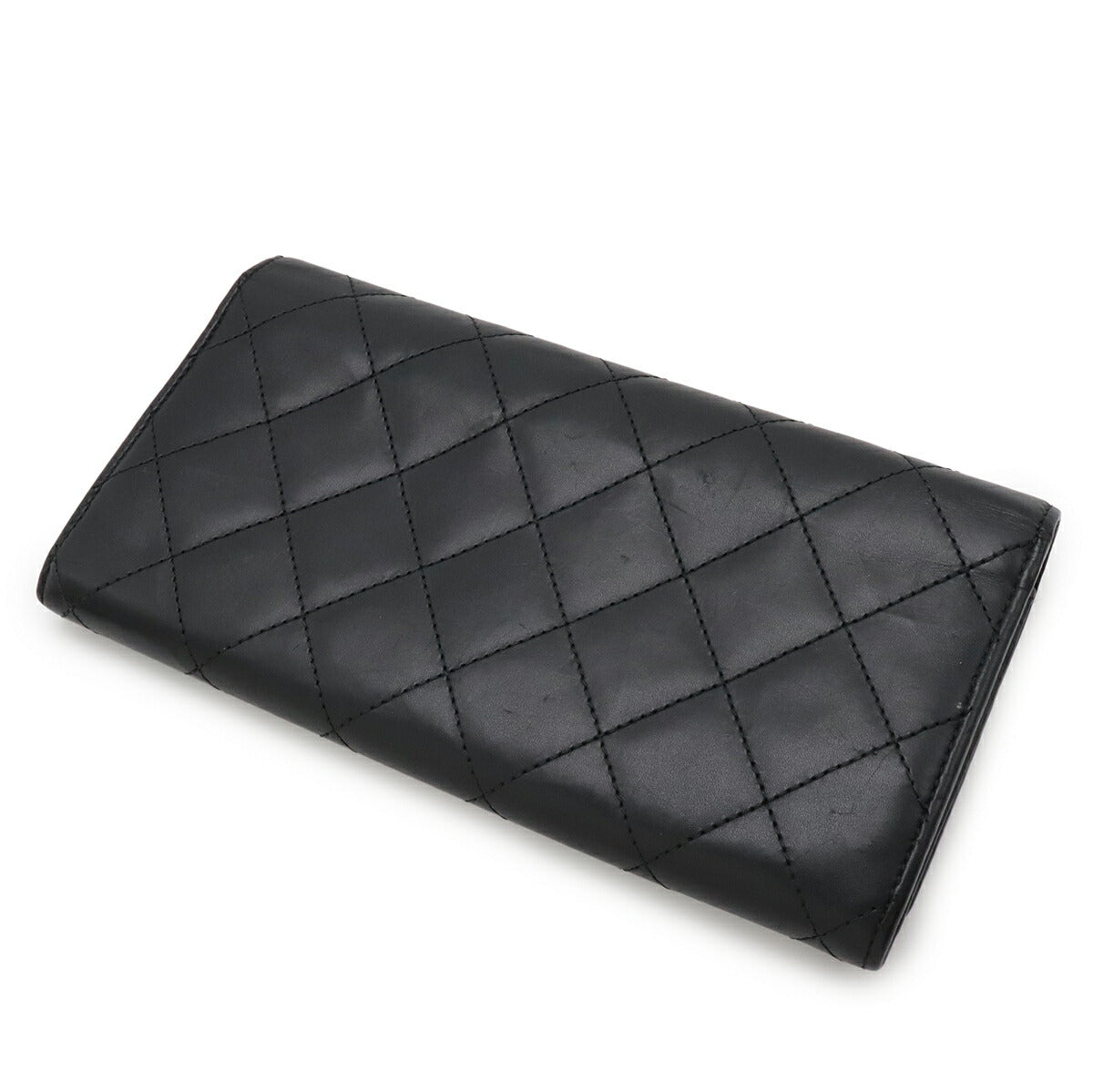 Chanel Cambon Line Soft Calf Long Wallet