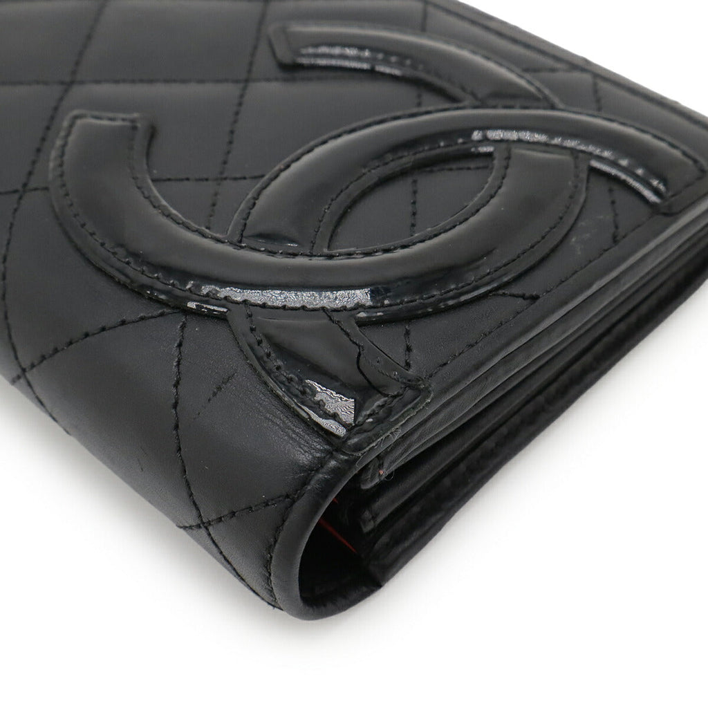 Chanel Cambon Line Soft Calf Long Wallet