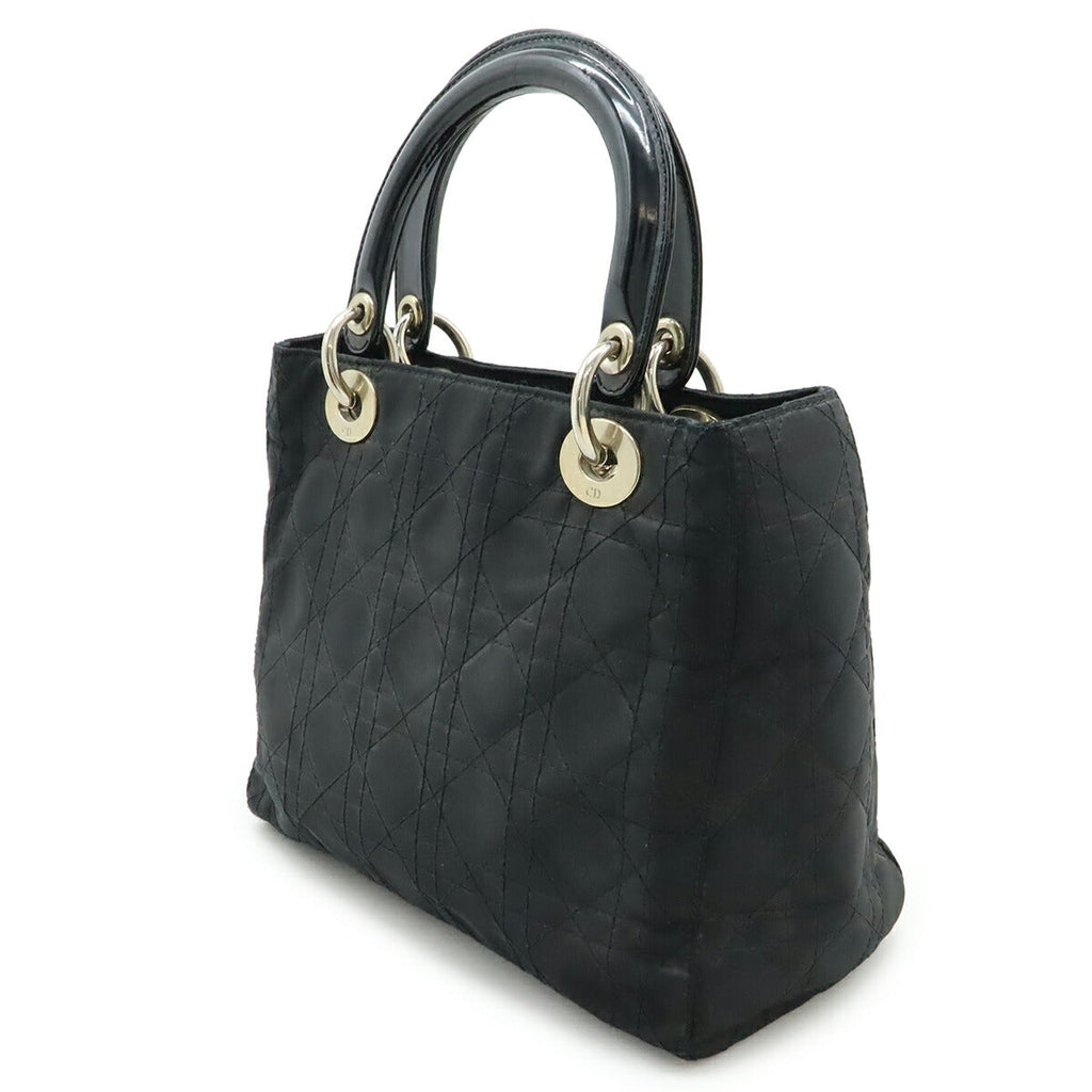 Christian Dior Lady Dior Cannage Nylon Handbag