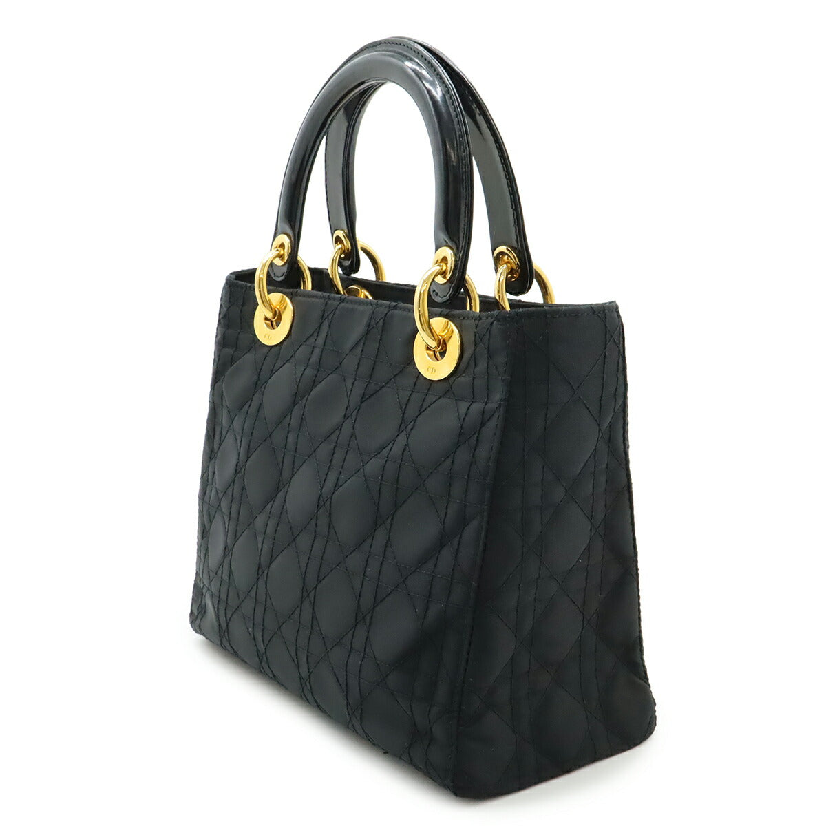 Christian Dior Lady Dior Nylon Handbag