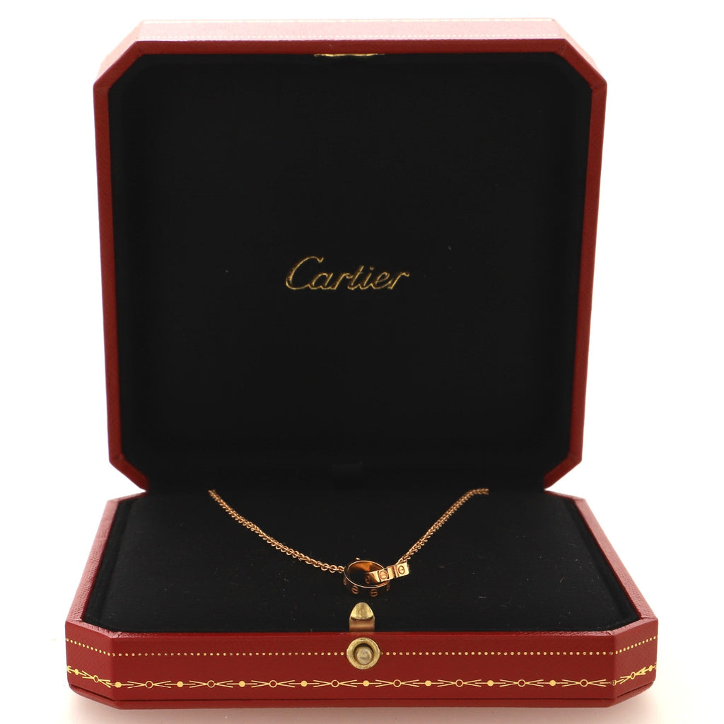 Love Interlocking Necklace 18K Rose Gold