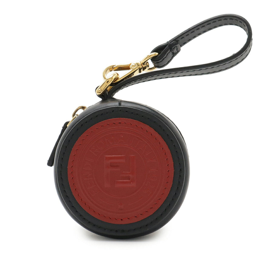 Fendi FF Logo Nylon Leather Tote Bag