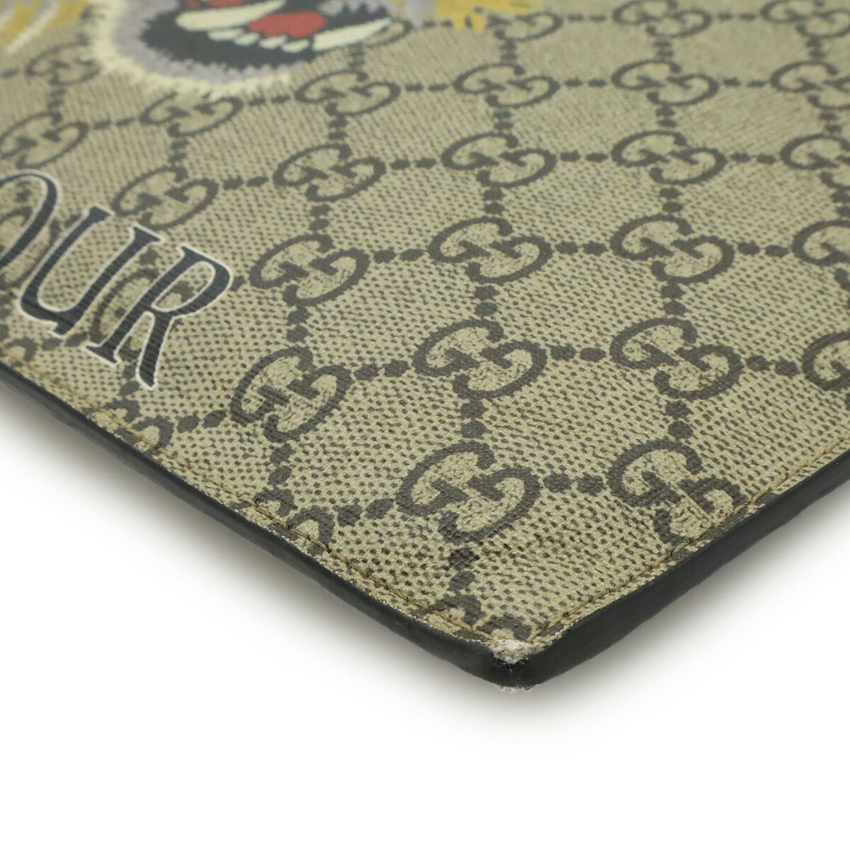 Gucci GG Supreme PVC Clutch Bag