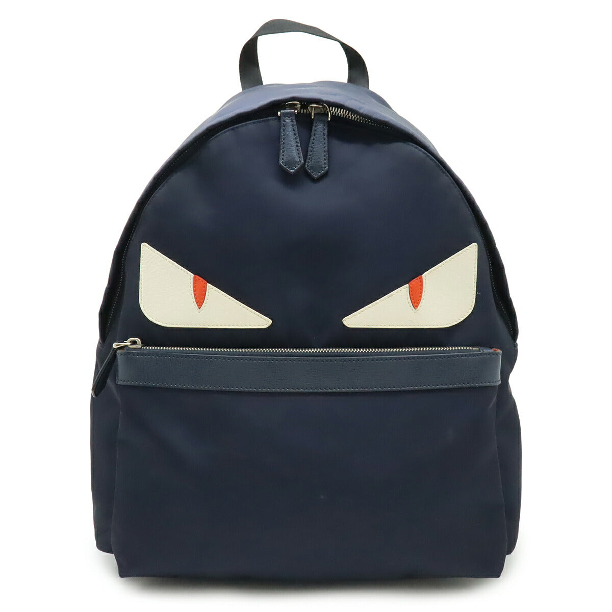 Fendi Bag Bugs Monster Nylon Leather Backpack
