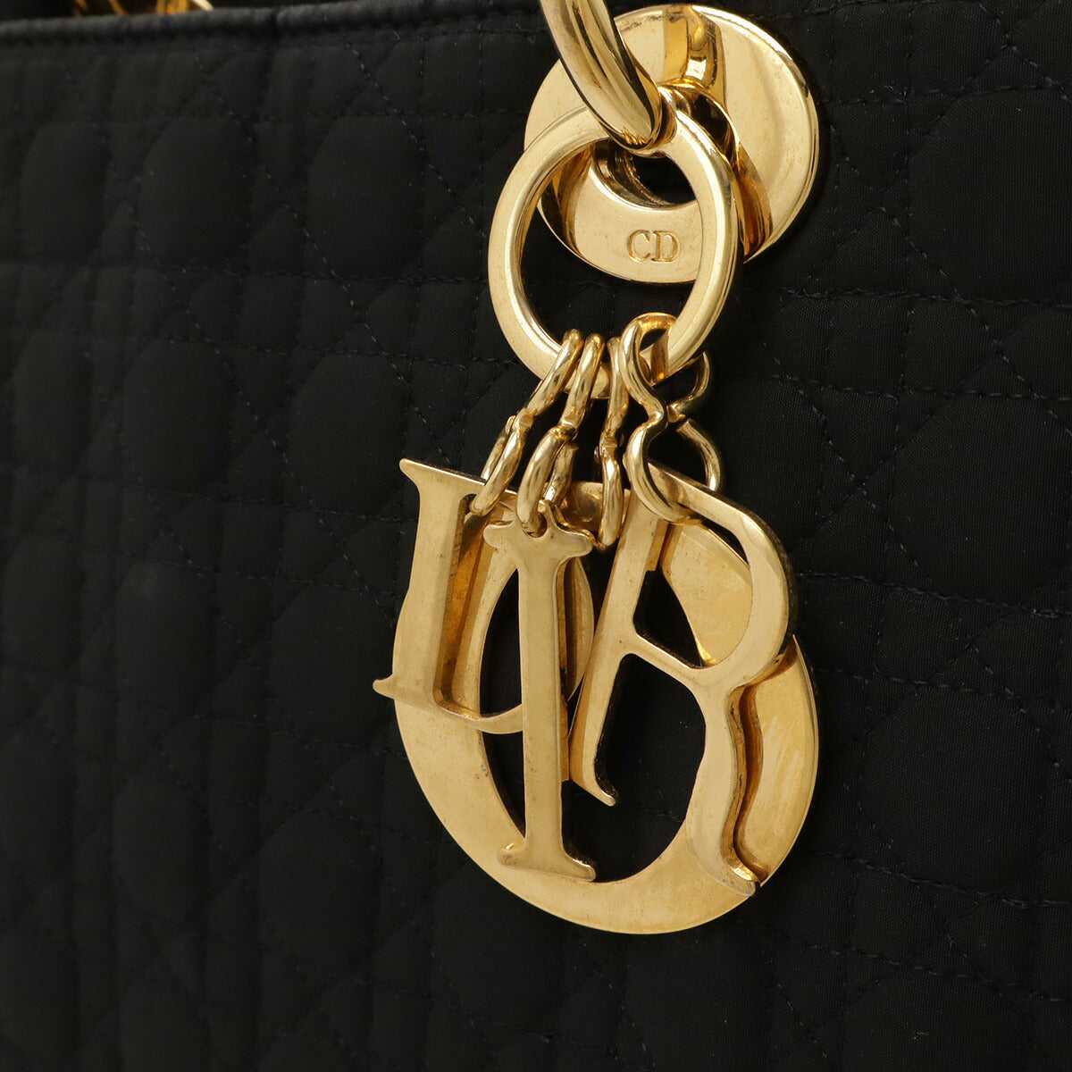Christian Dior Lady Dior Nylon Handbag