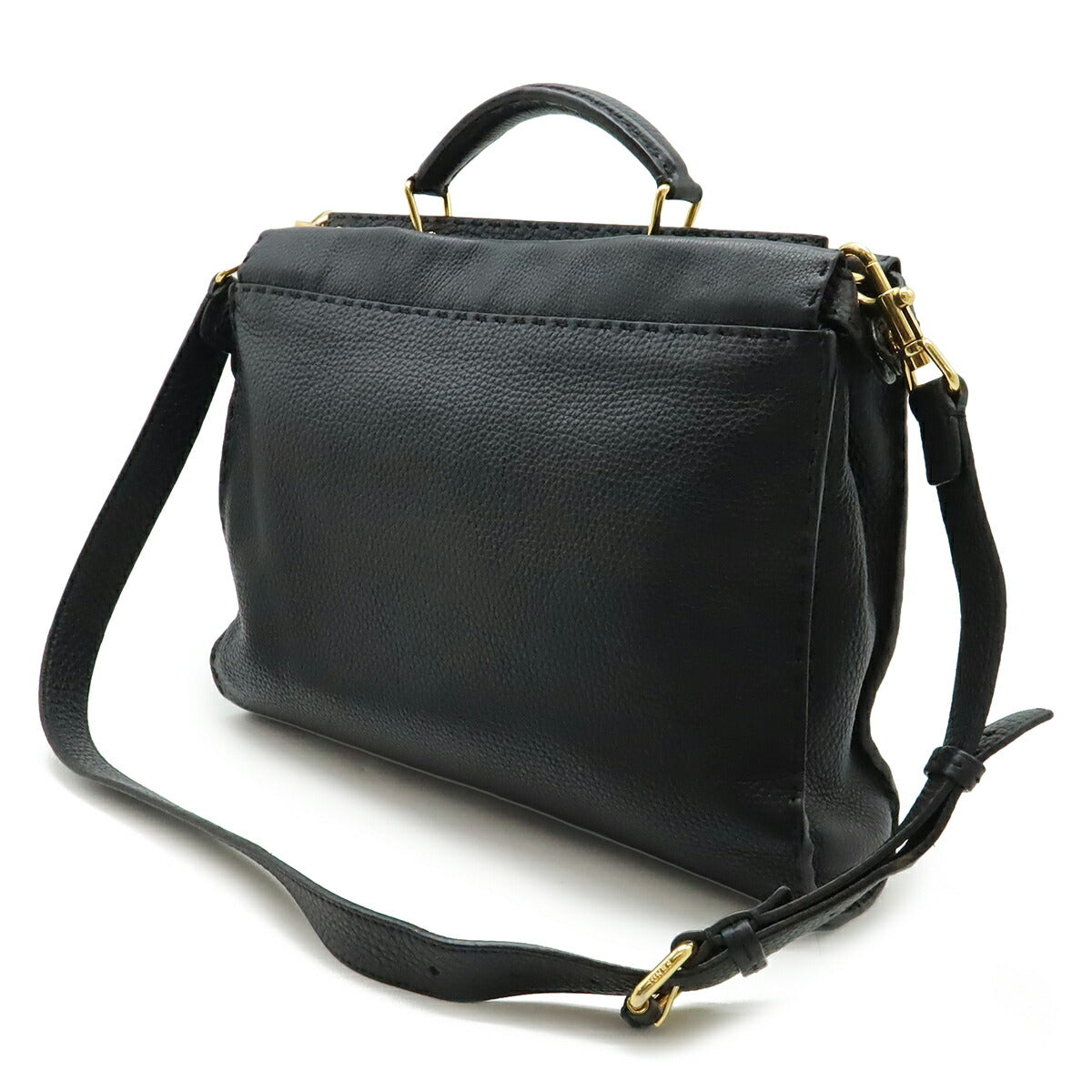 Fendi Selleria Peekaboo Fit Leather 2way Briefcase