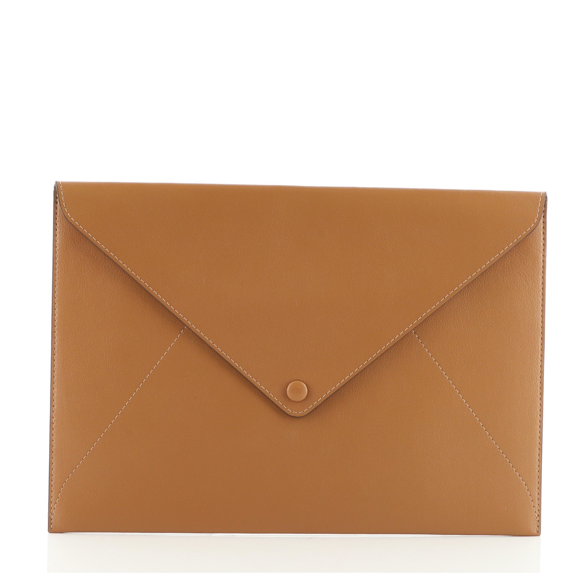 Envelope Clutch Printed Leather Medium