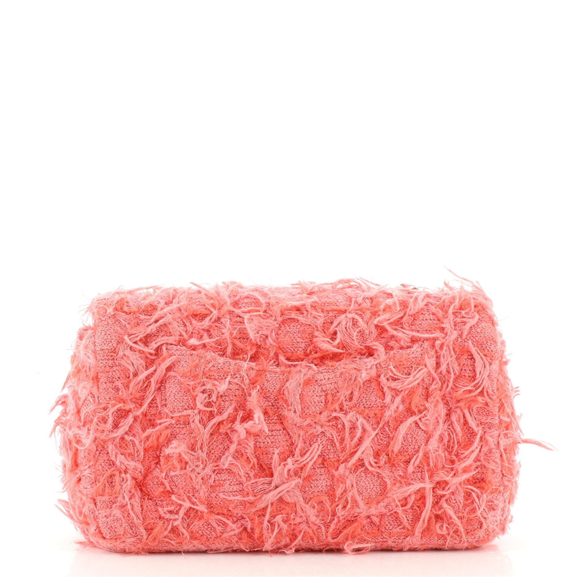 Classic Single Flap Bag Brushed Fabric Mini