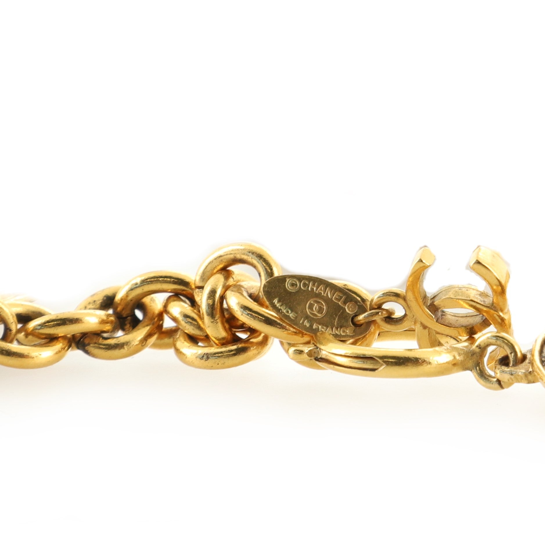 Vintage Multi-Medallion Chain Necklace Metal
