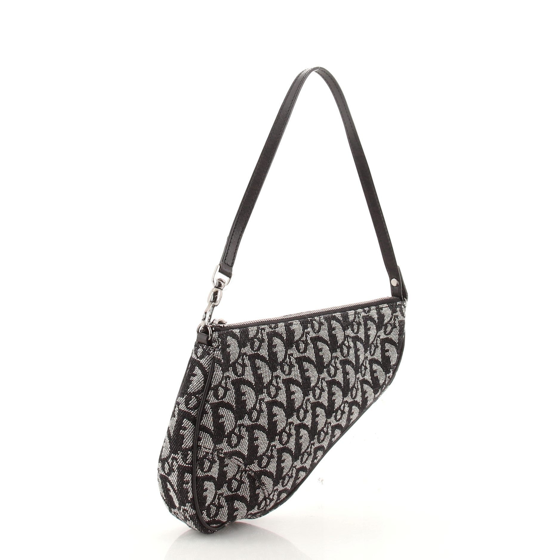 Vintage Saddle Bag Diorissimo Canvas Mini