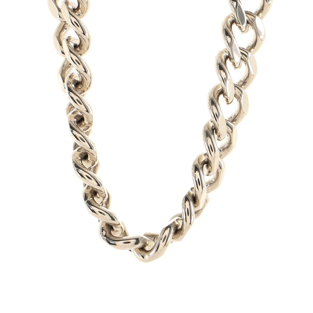 CD Icon Chain Link Collar Necklace Metal