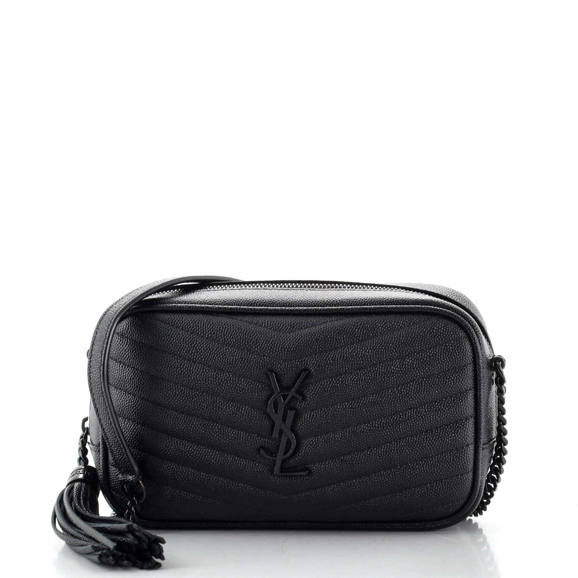 Lou Camera Bag Matelasse Chevron Leather Mini