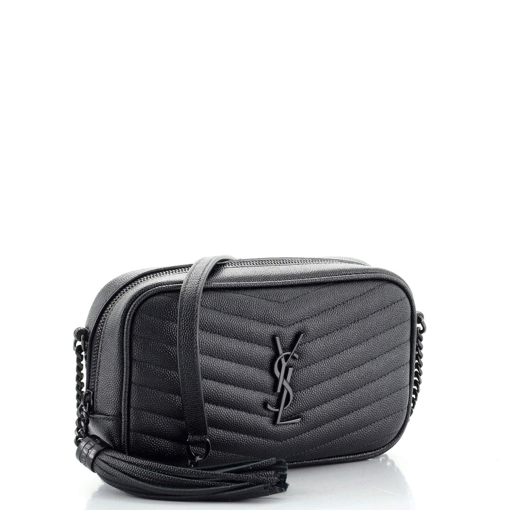 Lou Camera Bag Matelasse Chevron Leather Mini