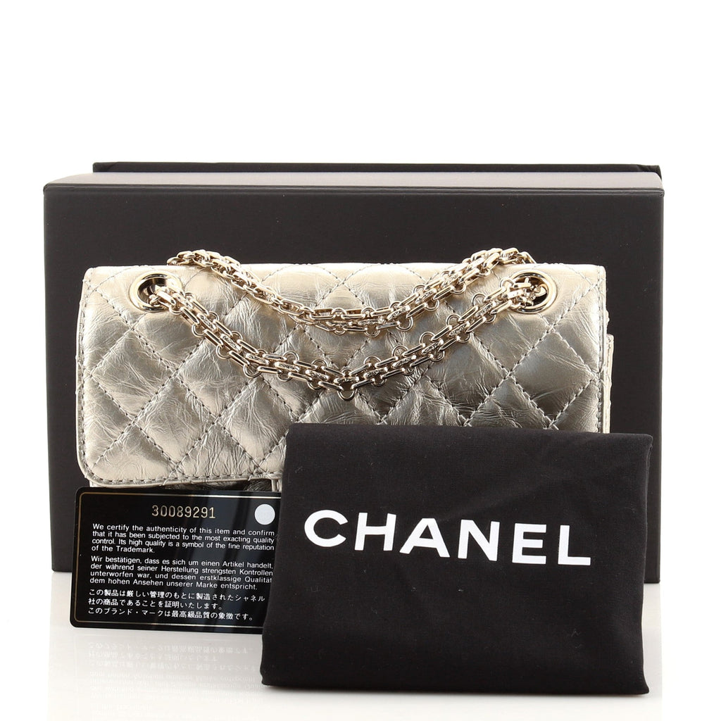 Reissue 2.55 Flap Bag Quilted Aged Calfskin Mini
