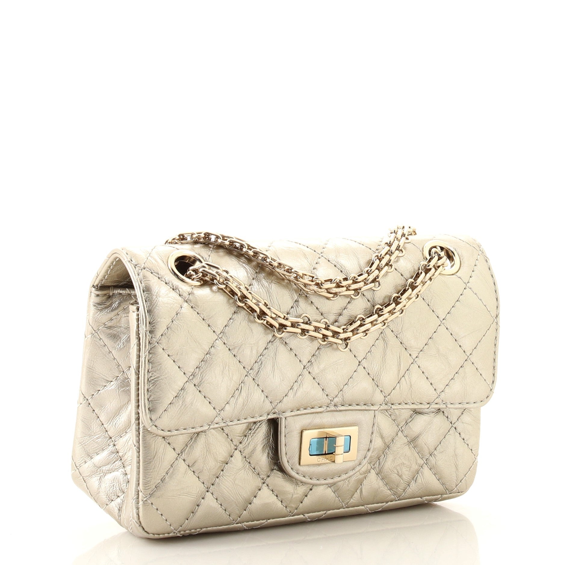 Reissue 2.55 Flap Bag Quilted Aged Calfskin Mini