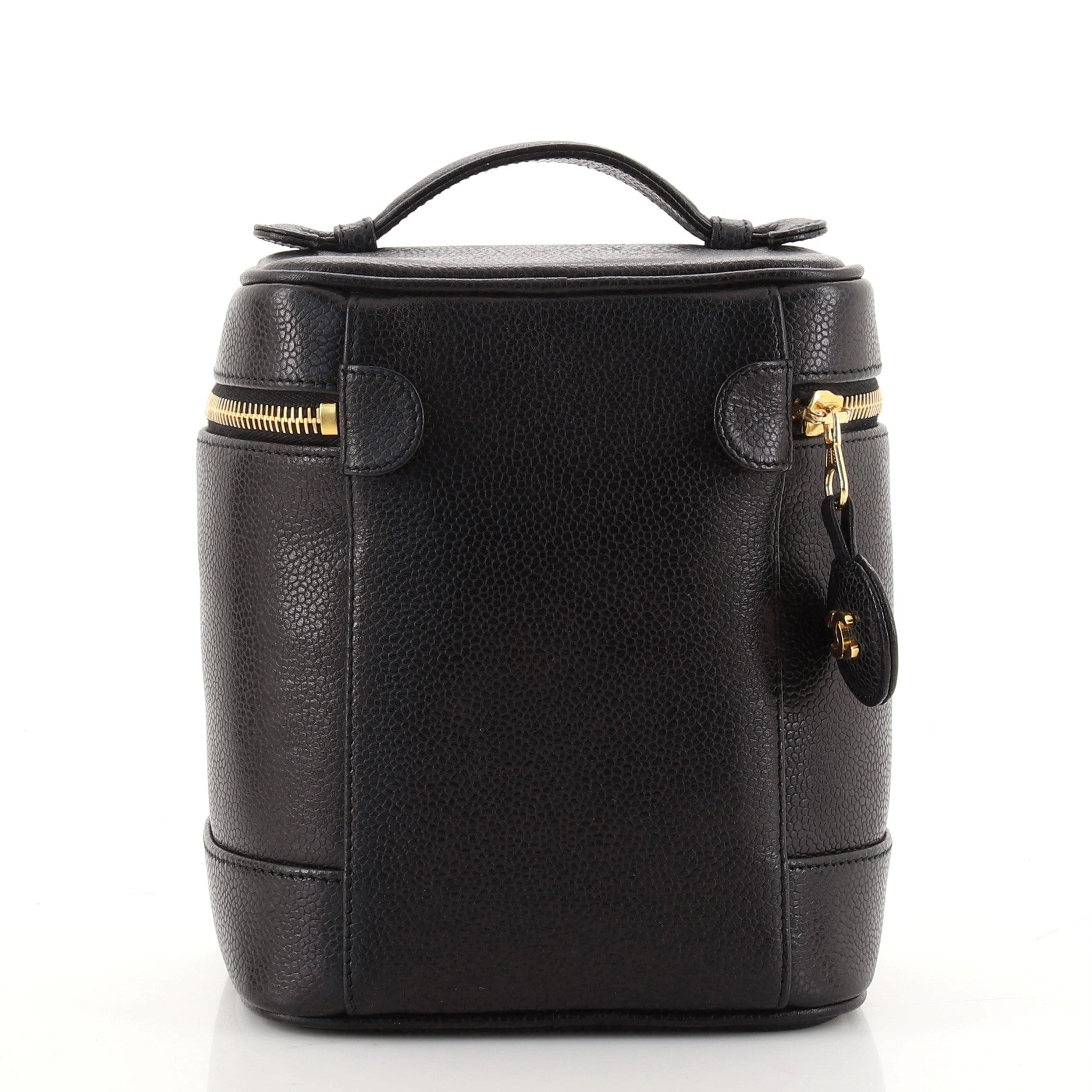 Vintage Timeless Cosmetic Case Caviar Tall
