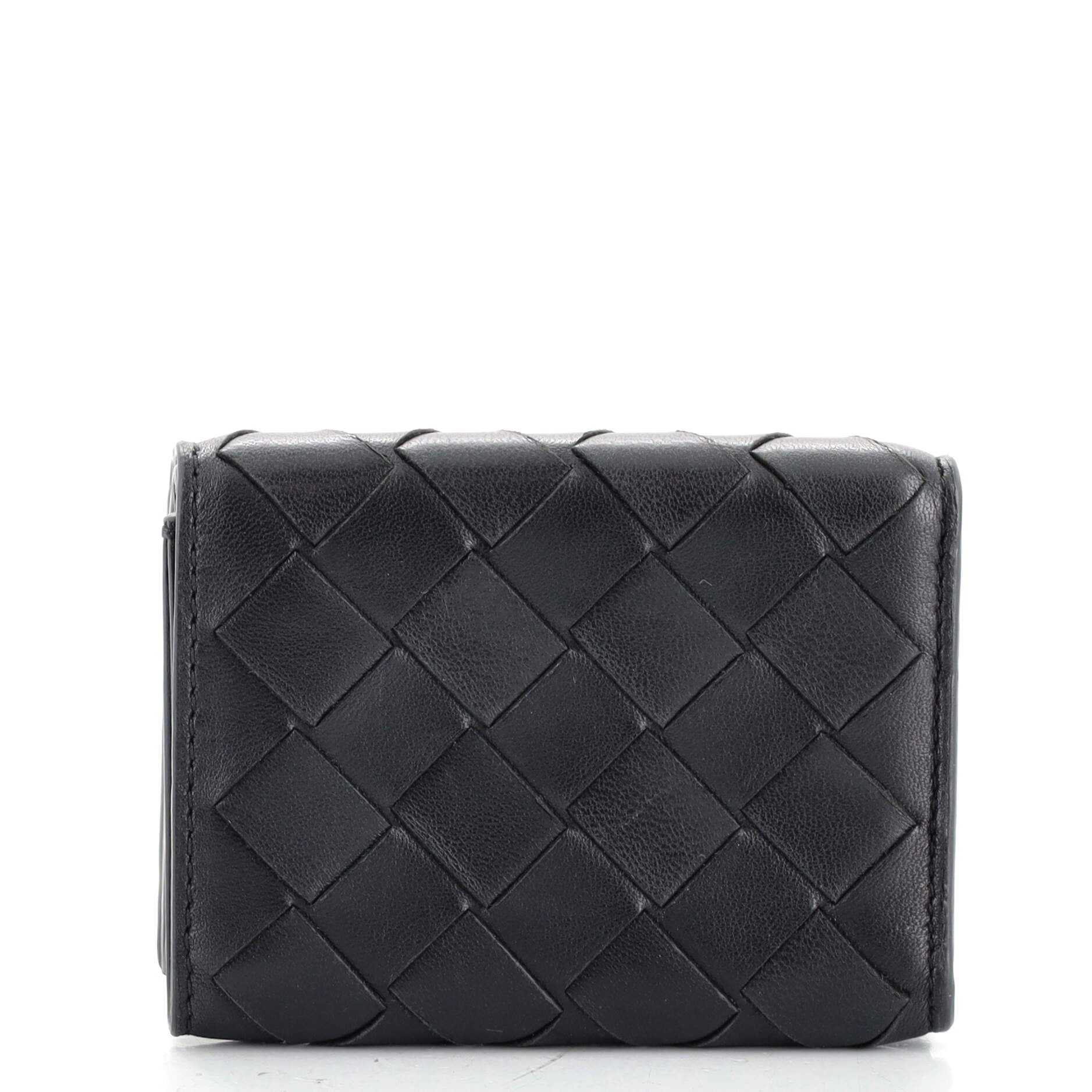 Trifold Wallet Intrecciato Nappa Mini