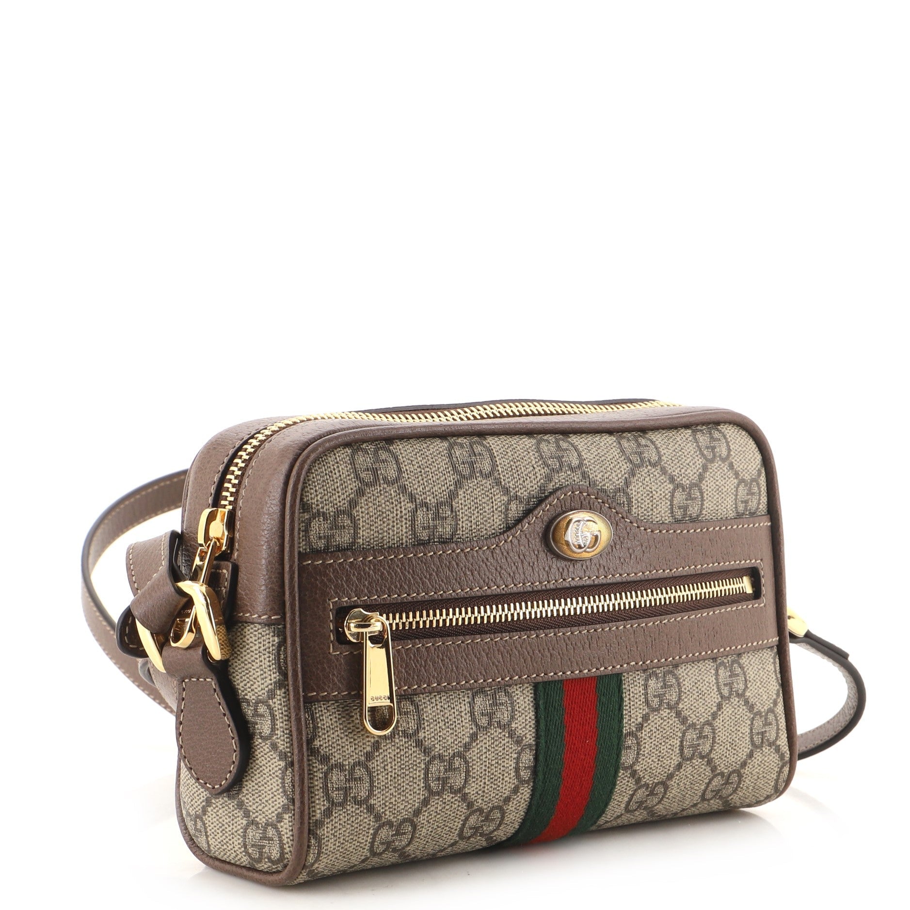 Ophidia Shoulder Bag GG Coated Canvas Mini
