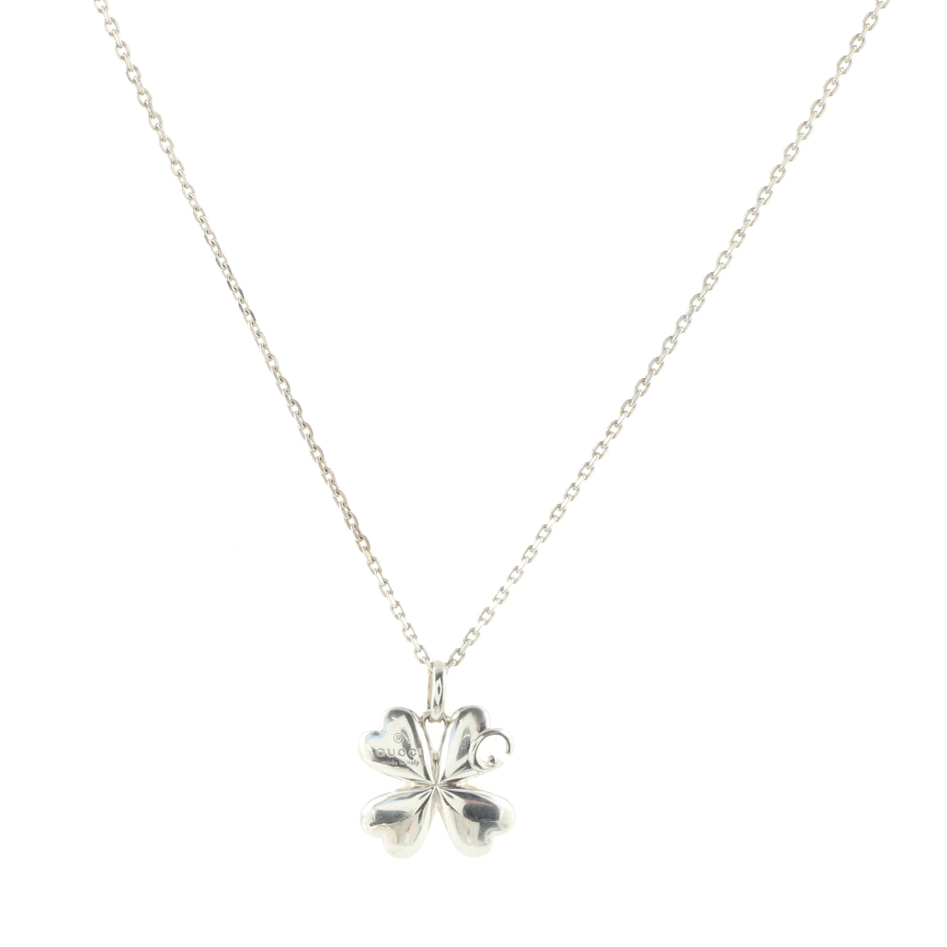 Charlotte Clover Pendant Necklace Sterling Silver