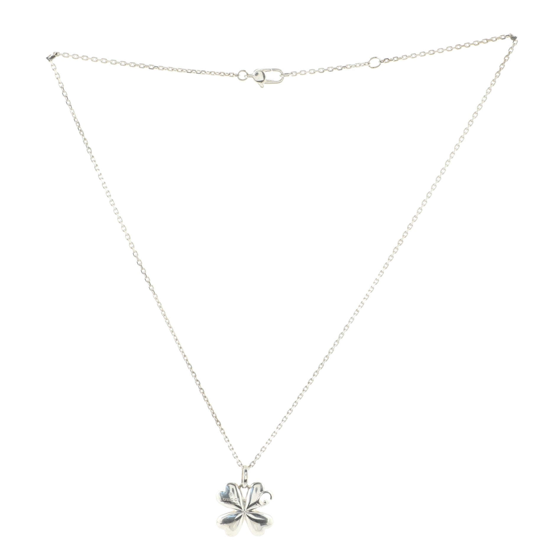 Charlotte Clover Pendant Necklace Sterling Silver